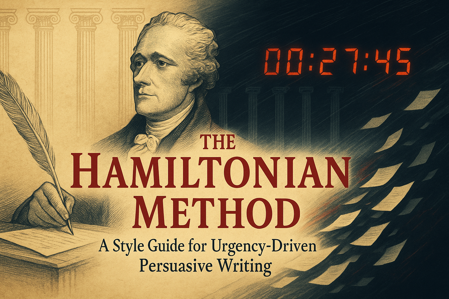 The Hamiltonian Method: A Style Guide for Urgency-Driven Persuasive Writing